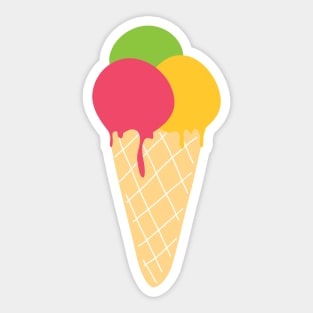 Ice Cream Cone Sticker